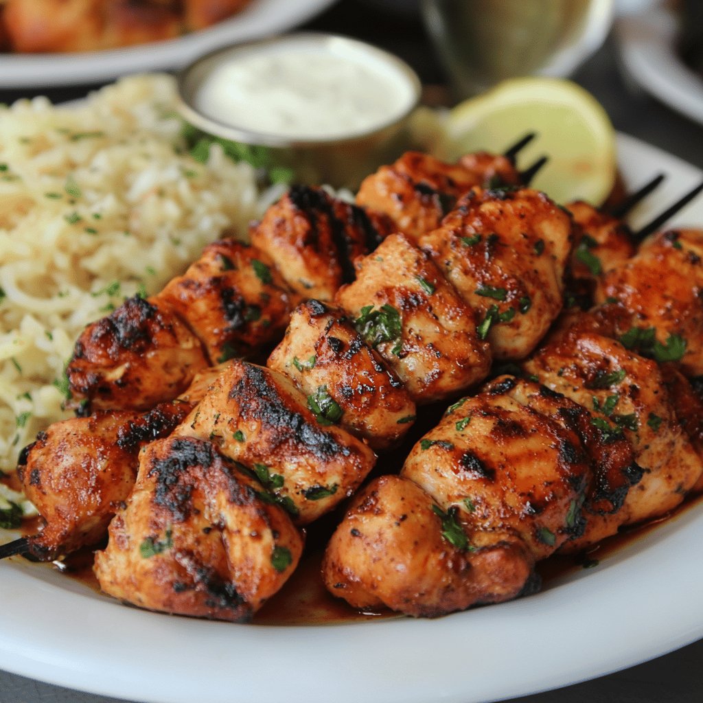 Grilled Shish Tawook Chicken