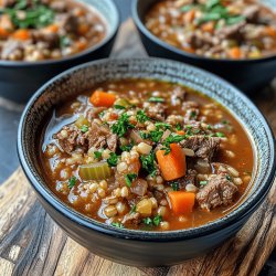 Hearty Beef Barley Soup