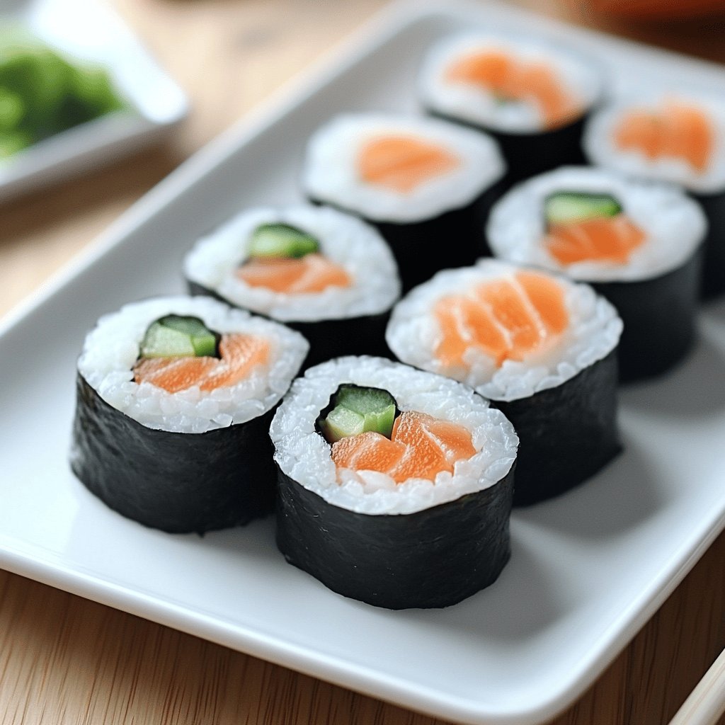 Smoked Salmon Sushi Roll