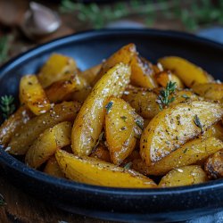 Pommes de terre sautées ail et herbes