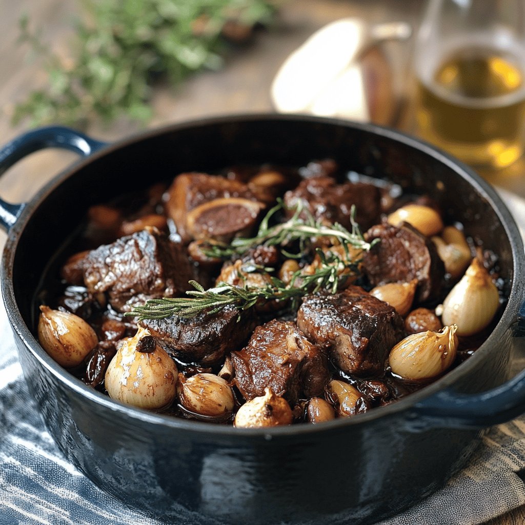 Rognons de Boeuf au Vin Blanc