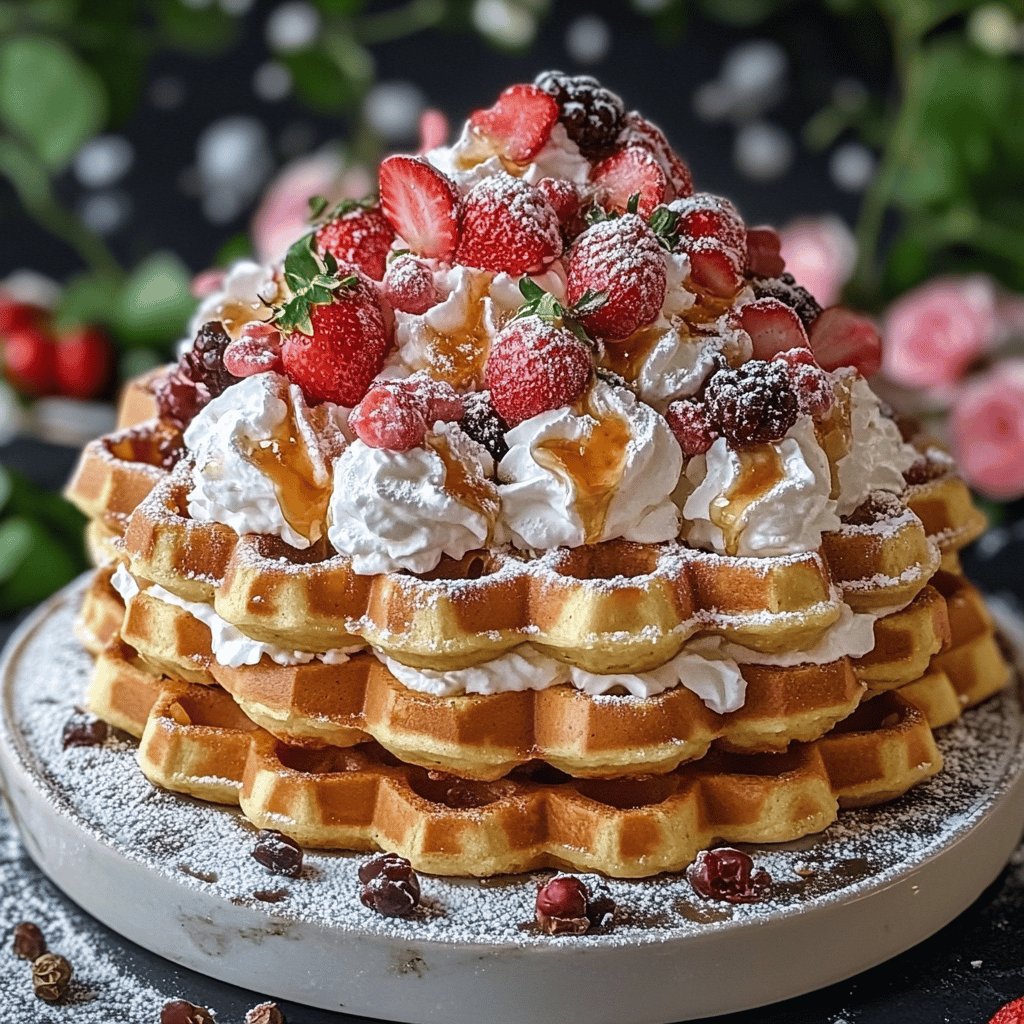 Délicieuse pâte à gaufre maison