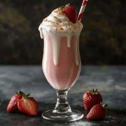 Milk-shake à la fraise rapide