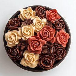 Roses des sables au chocolat