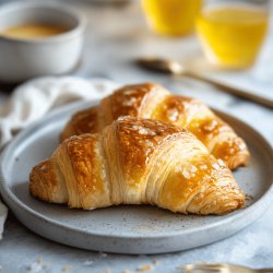 Croissants au beurre maison