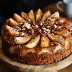 Cake poire, chocolat et amandes