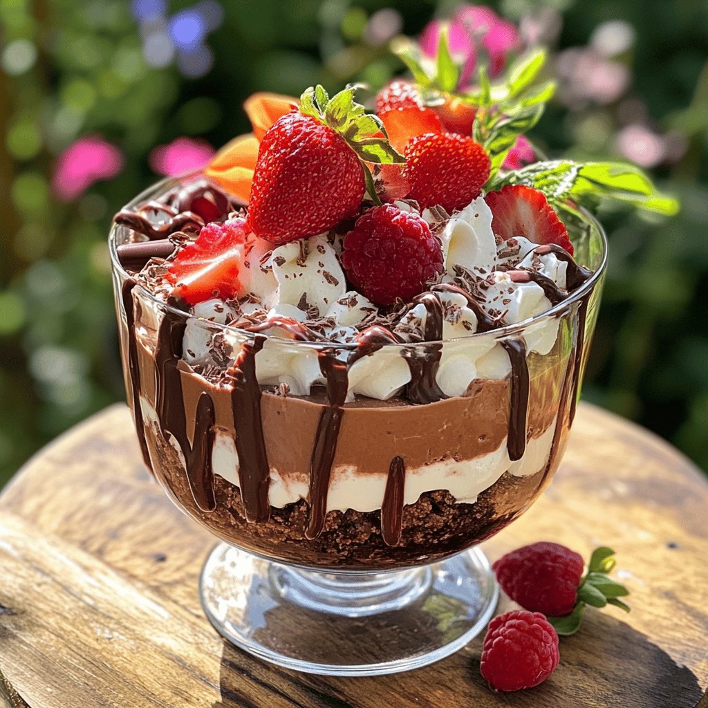 Delicious Chocolate Trifle