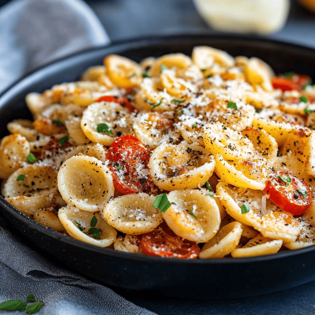 One Pan Orecchiette Pasta