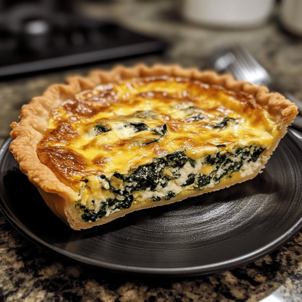 Quick Spinach Quiche