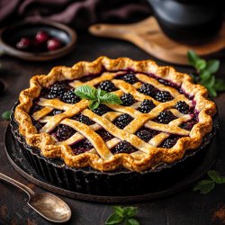 Homemade Blackberry Pie