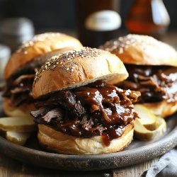 BBQ Beef Brisket Sandwiches