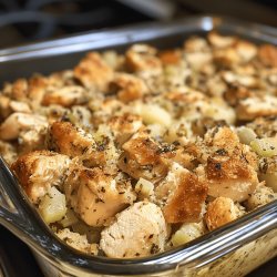 Chicken and Stuffing Casserole