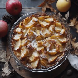 Flognarde aux pommes