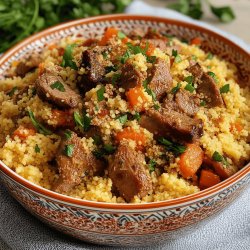 Couscous d'agneau traditionnel