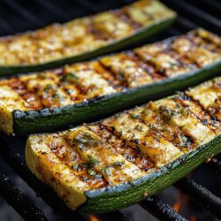 Courgettes grillées au barbecue