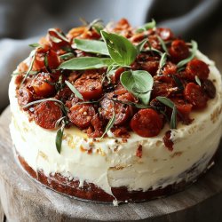 Cake au chèvre et chorizo