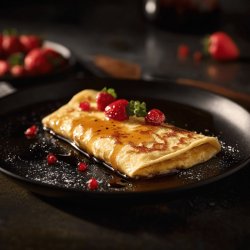 Omelette sucrée gourmande