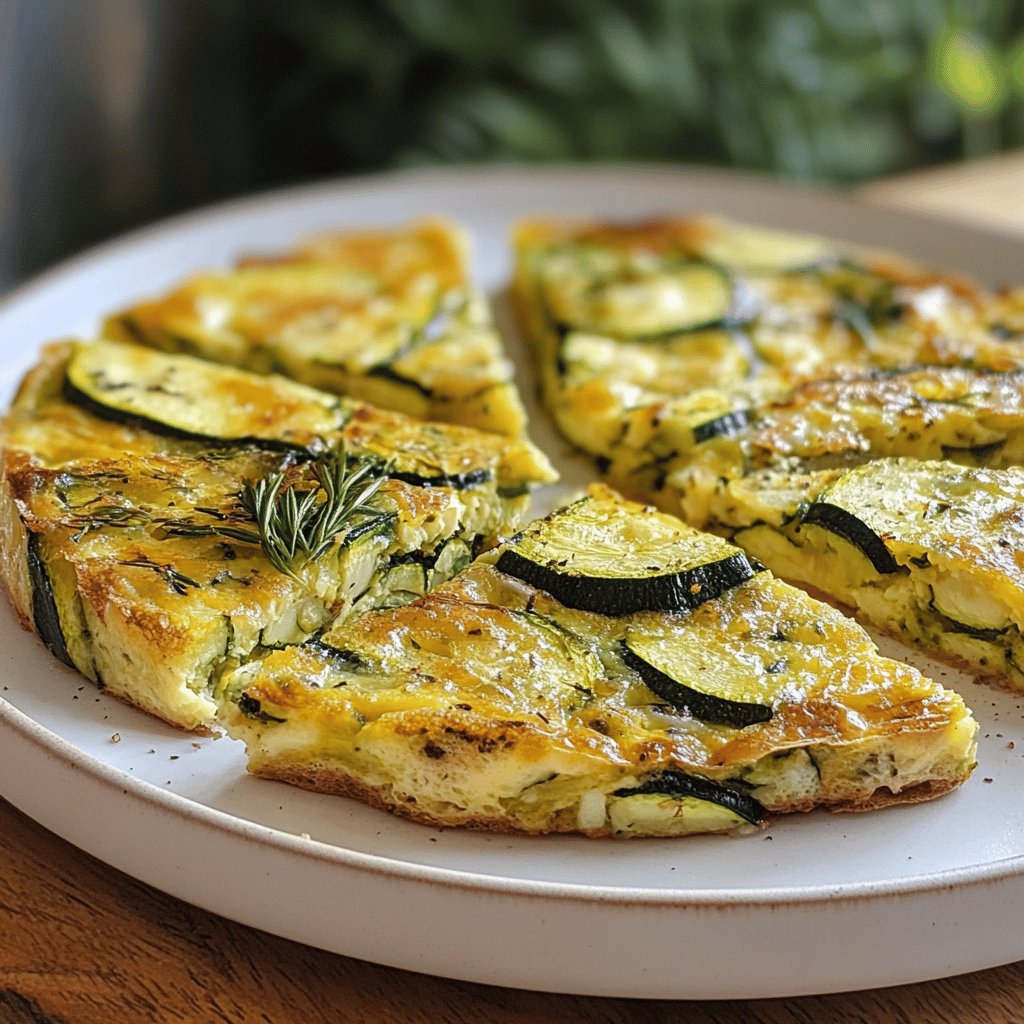 Frittata aux courgettes facile