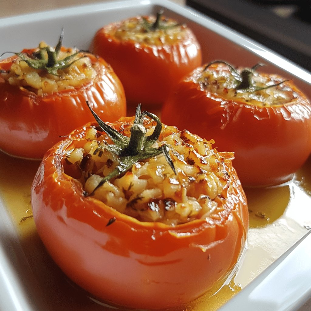 Tomates farcies au Cookeo