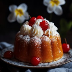 Baba au rhum traditionnel