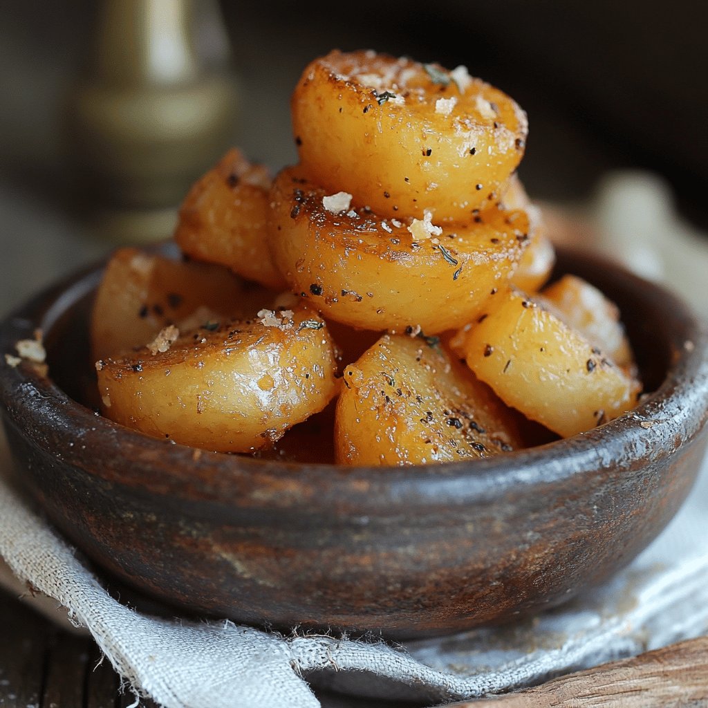 Paillassons de pommes de terre croustillants