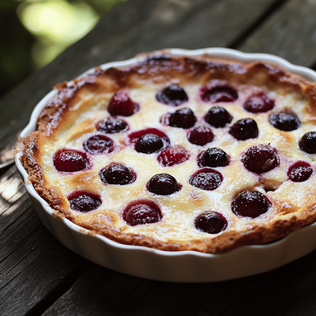 Clafoutis aux cerises facile