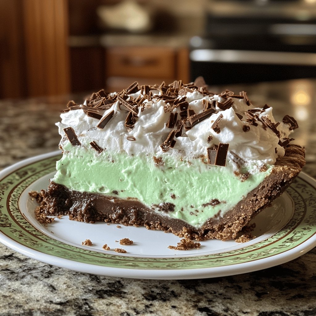 Classic Grasshopper Pie