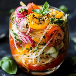 Refreshing Cold Spaghetti Salad