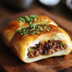 Baked Filipino Meat Bun