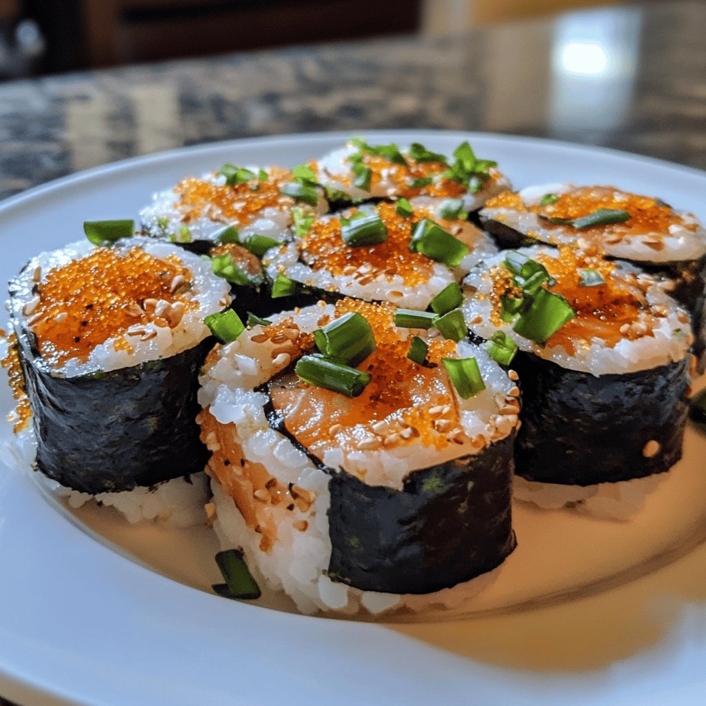 Spicy Crunchy Salmon Roll