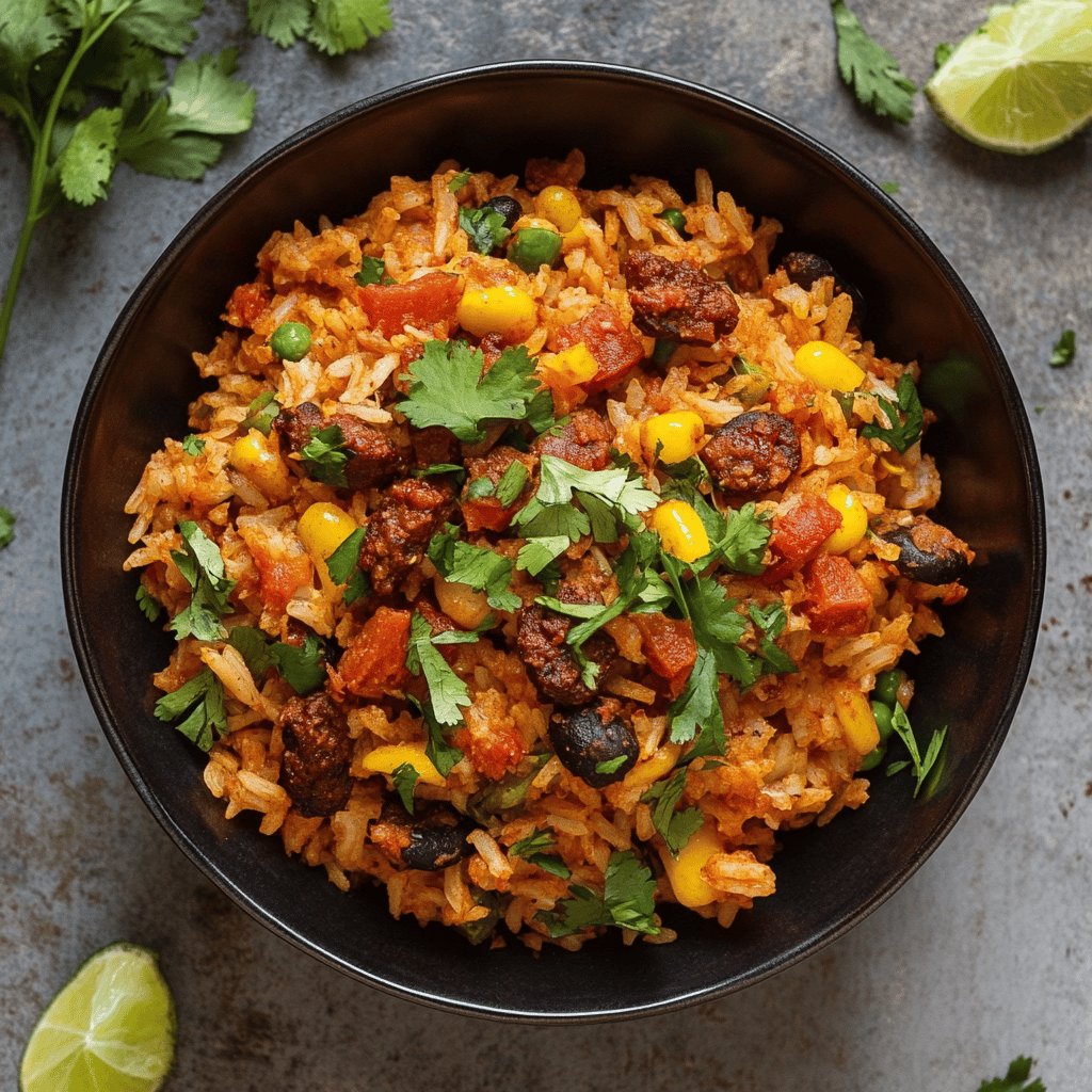 Riz mexicain au chorizo