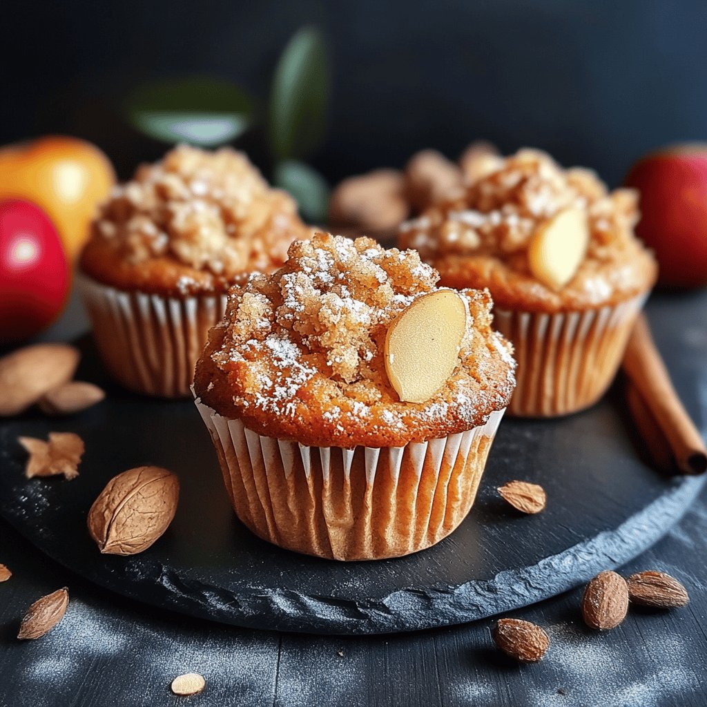 Muffins pommes cannelle