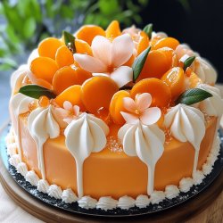 Gâteau moelleux aux abricots