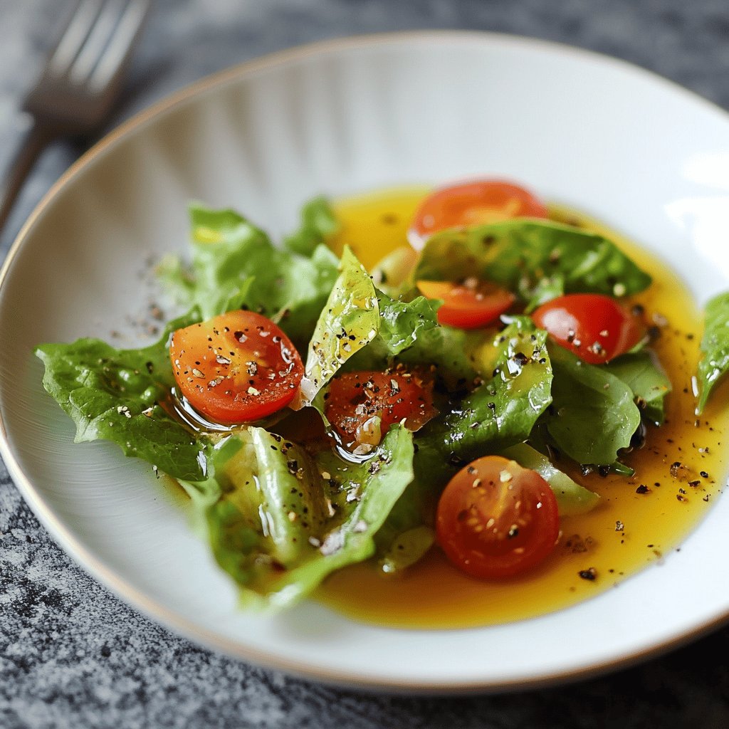 Sauce salade légère sans huile