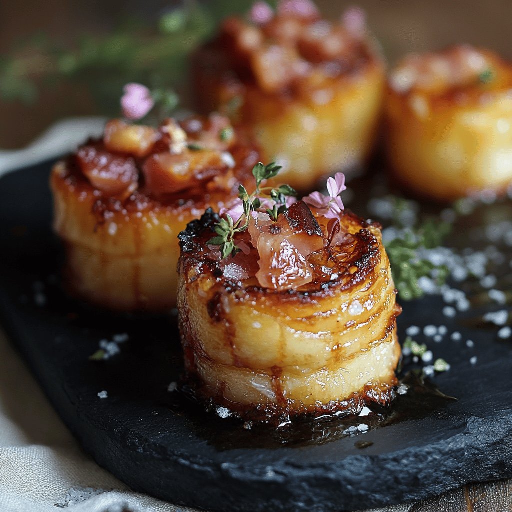 Cannelés salés au jambon et comté