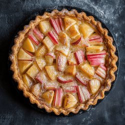 Tarte à la rhubarbe