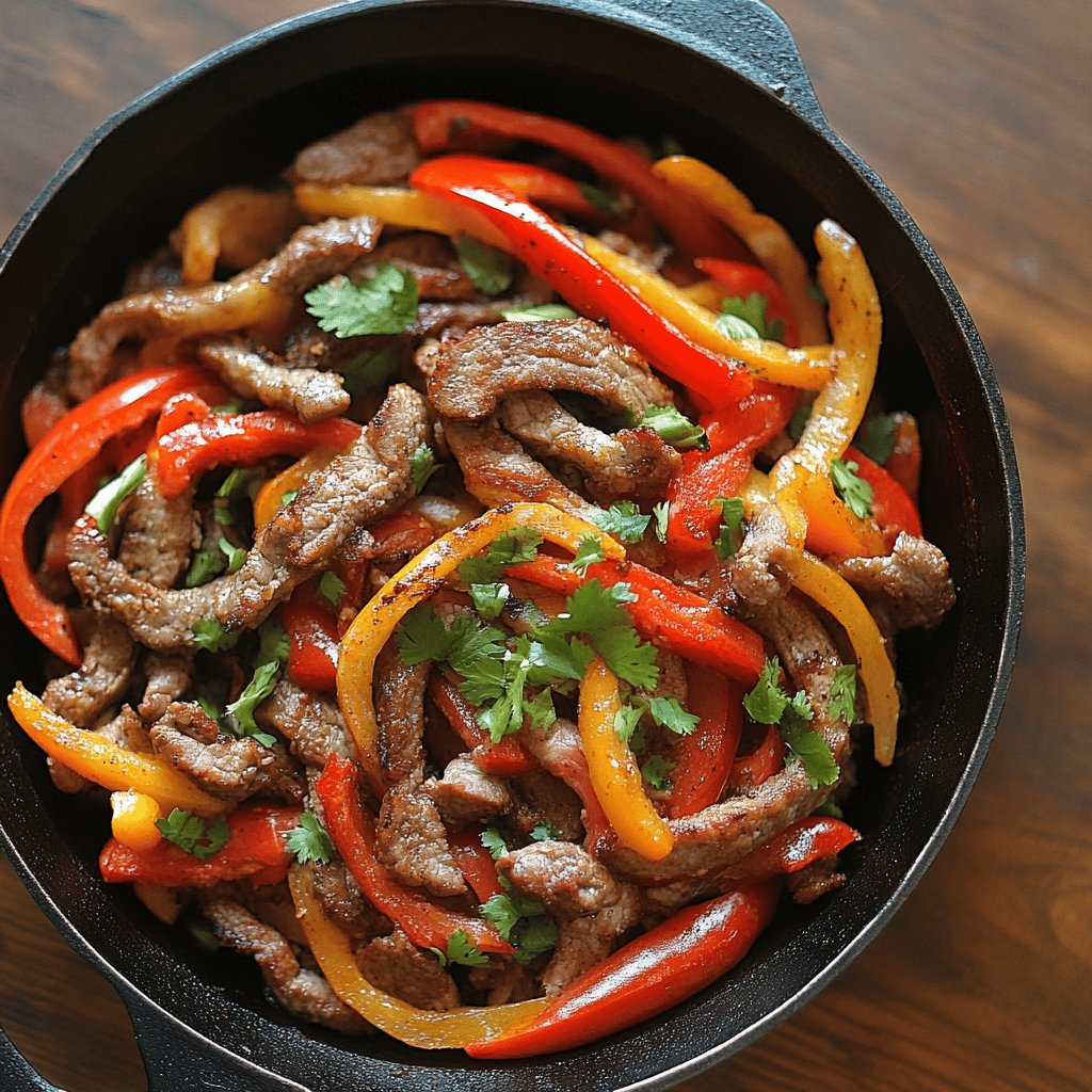 Fajitas au bœuf faciles