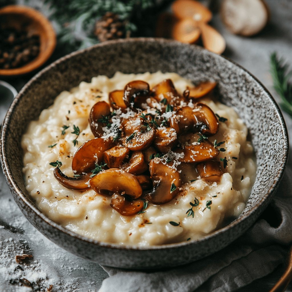 Risotto aux cèpes crémeux