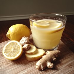 Warm Lemon Honey Ginger Drink