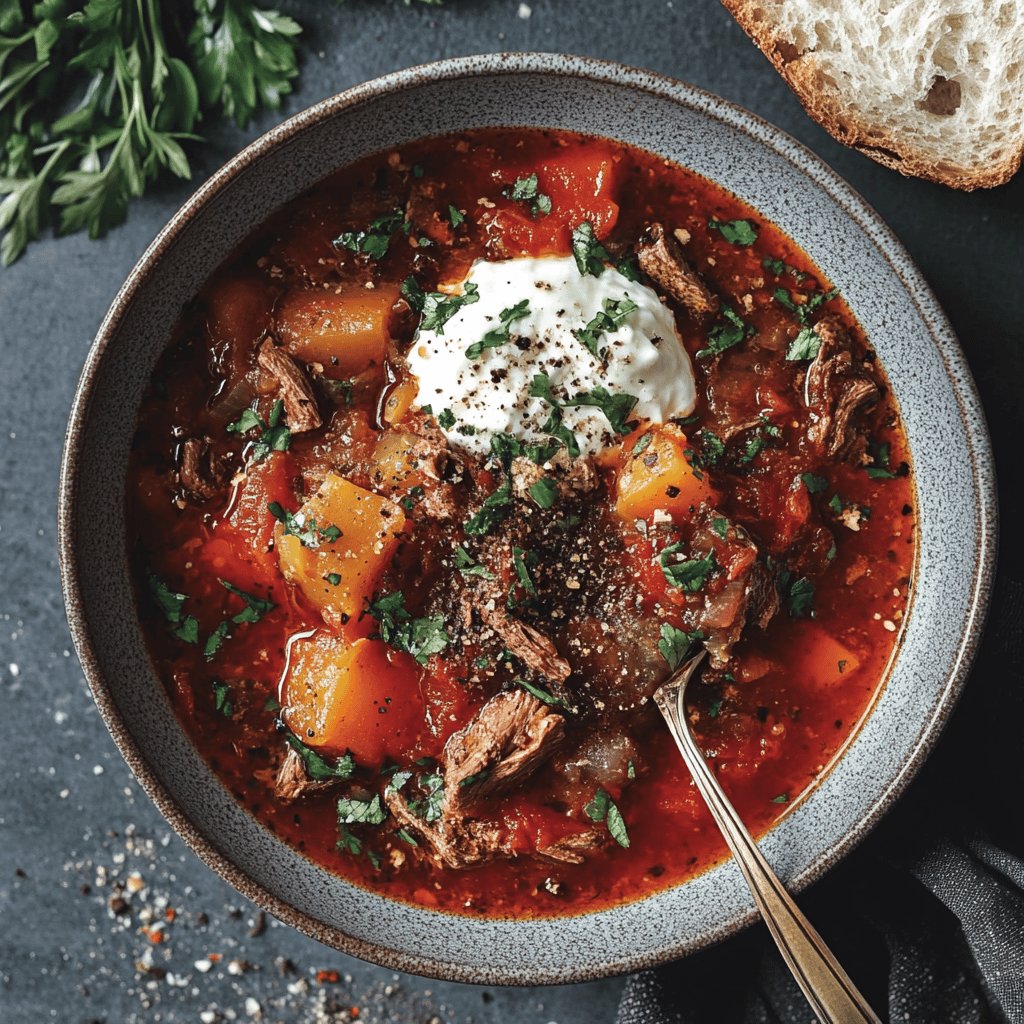 Slow Cooker Borscht