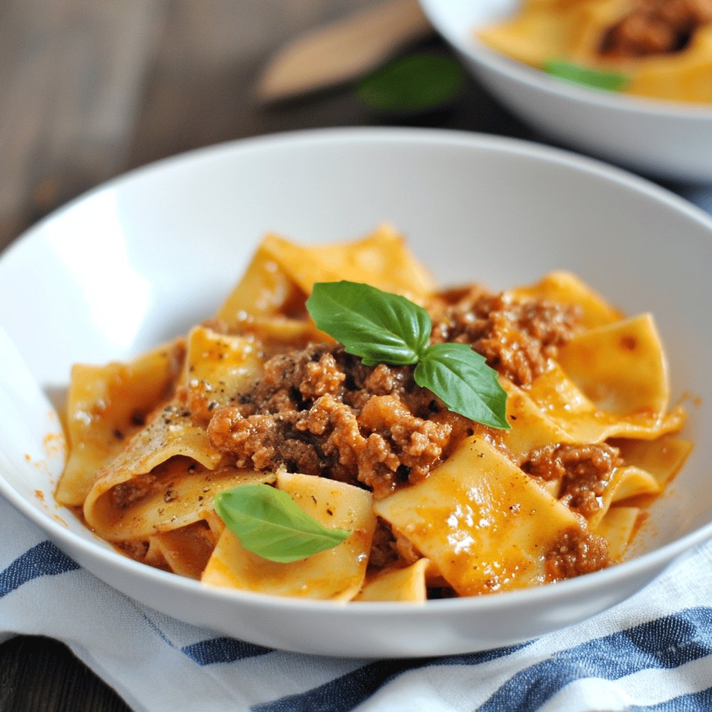 Pappardelle Bolognese