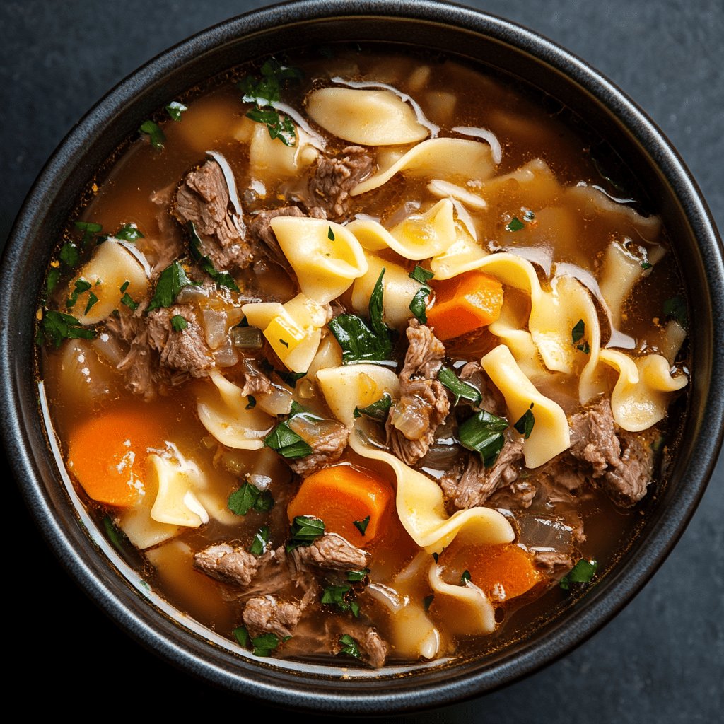 Hearty Beef Noodle Soup