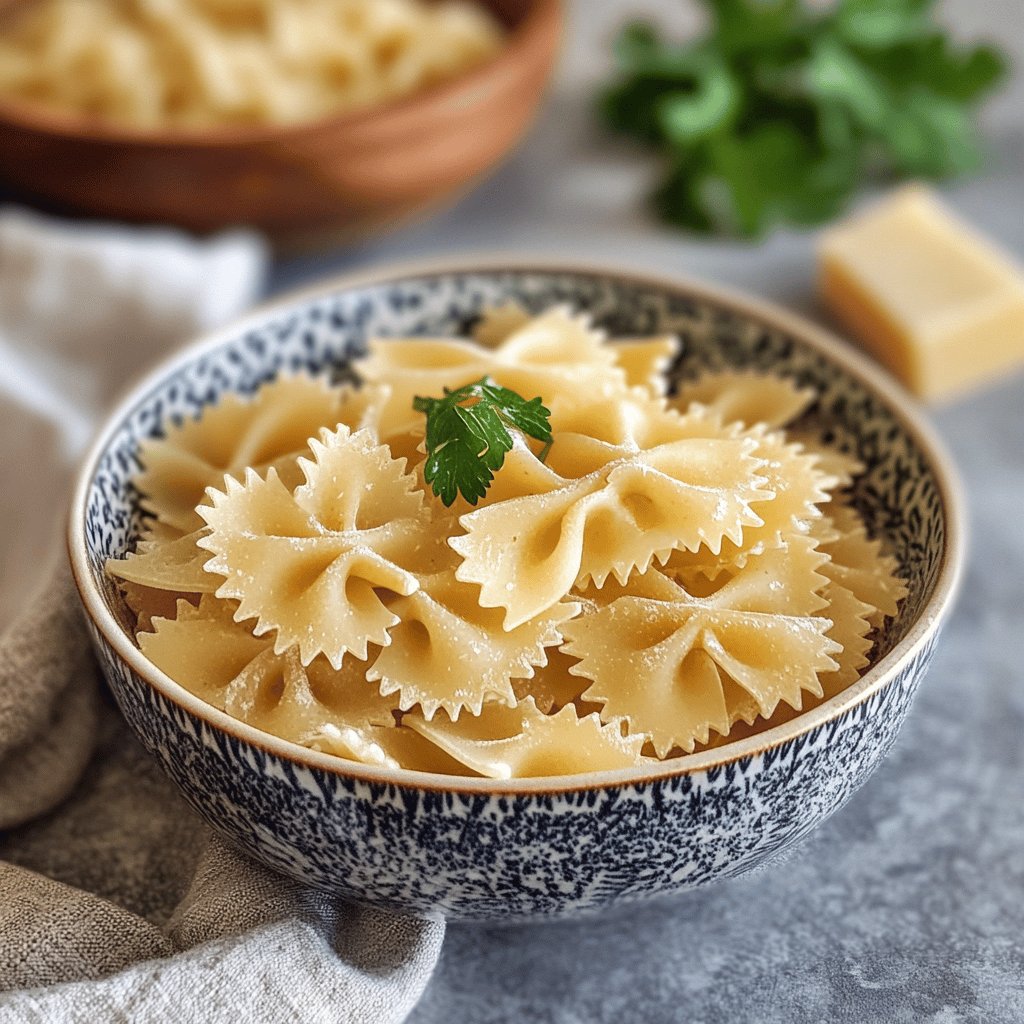 Homemade Farfalle Pasta