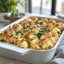 Cheesy Baked Cauliflower