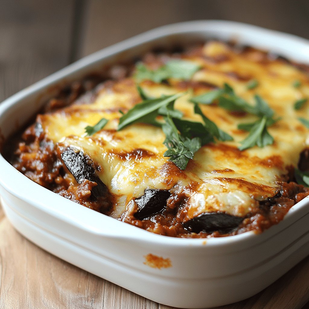 Moussaka légère et simple