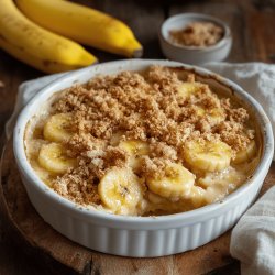 Crumble pommes-bananes à la cannelle