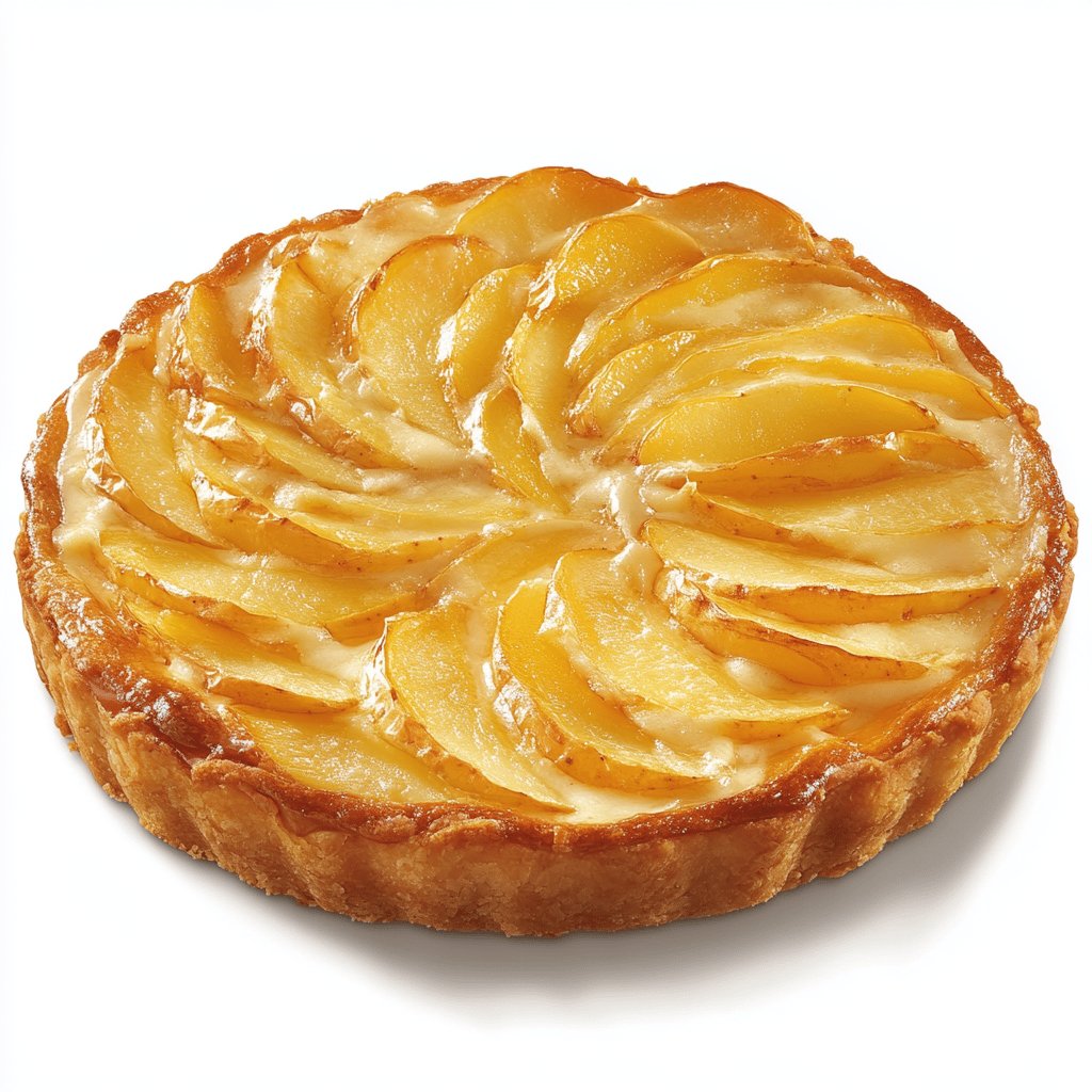 Tarte aux pommes à la crème