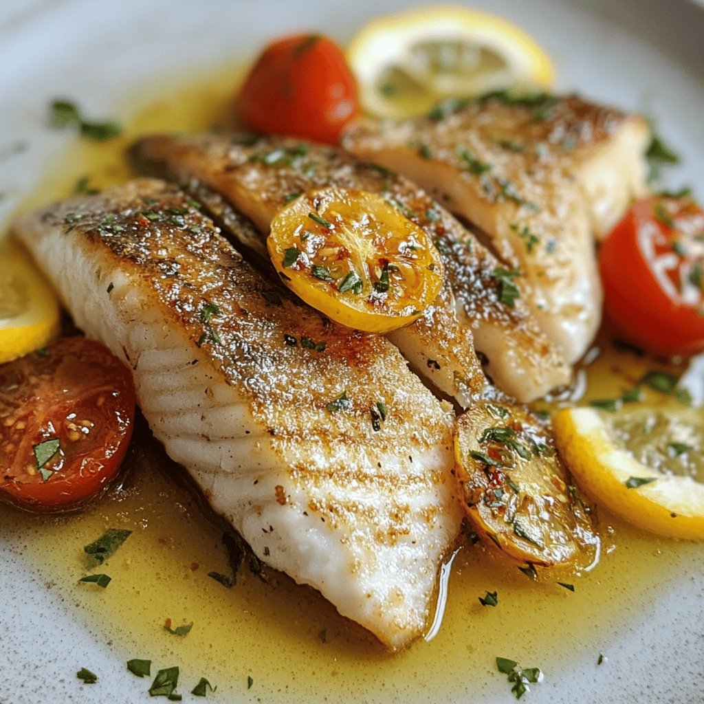 Filets de dorade aux câpres