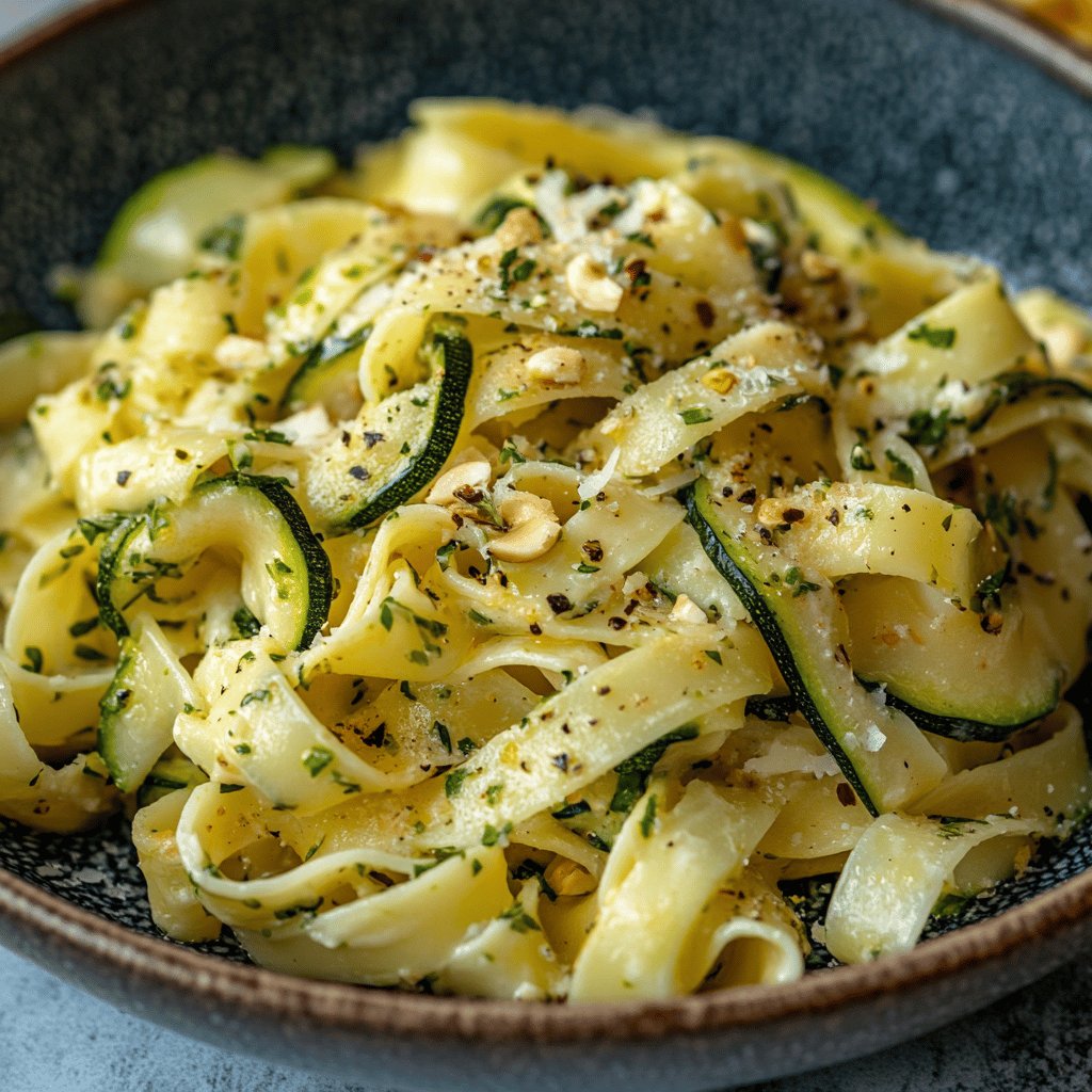 Salade de Tagliatelles de Courgettes