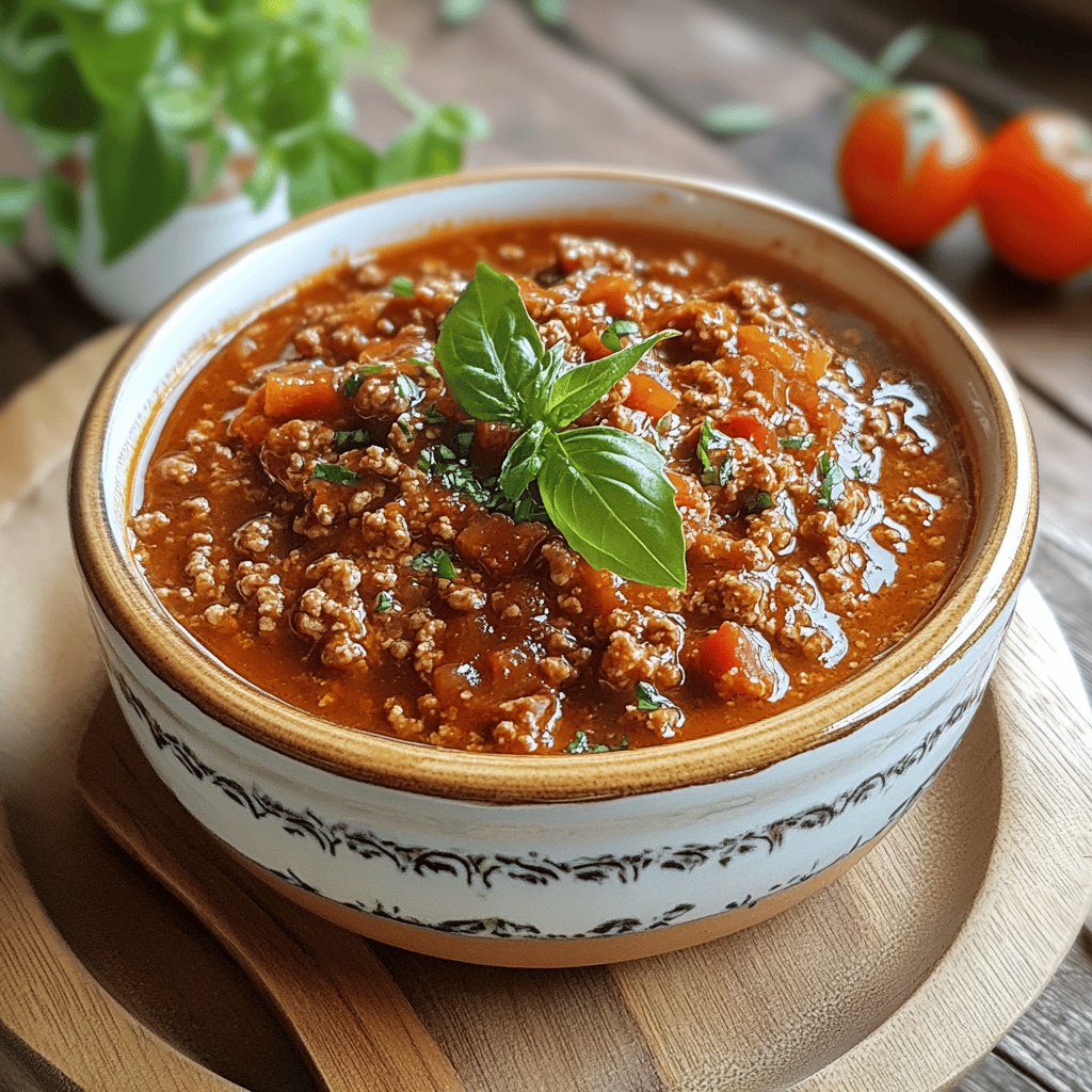 Sauce bolognaise facile au Cookeo